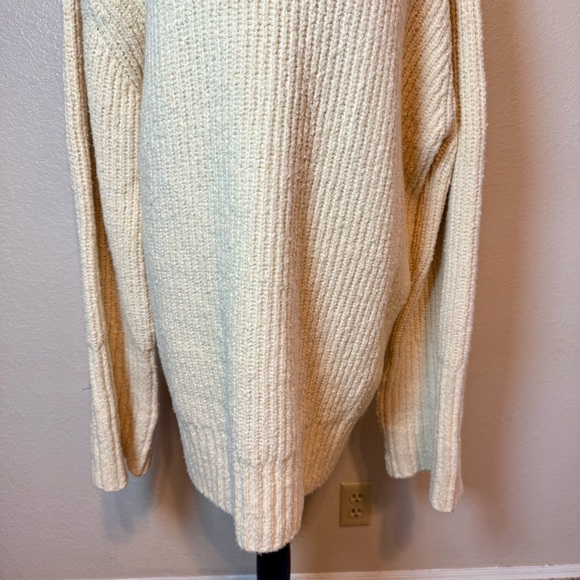 Lovers and Friends Braewyn Sweater Dress Cowl Neck Cream Size XL - Picture 4 of 16